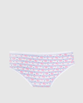 RiminiVeste Jadea baby blue striped animal print panties 123
