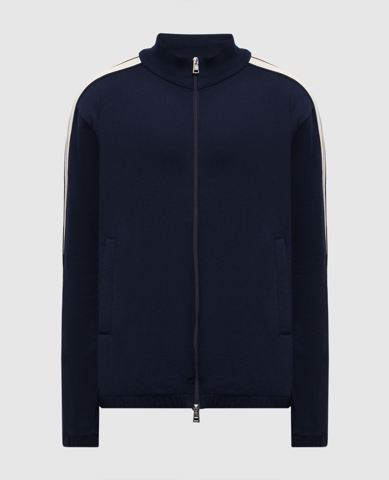 

Blue sports jacket with logo Moncler