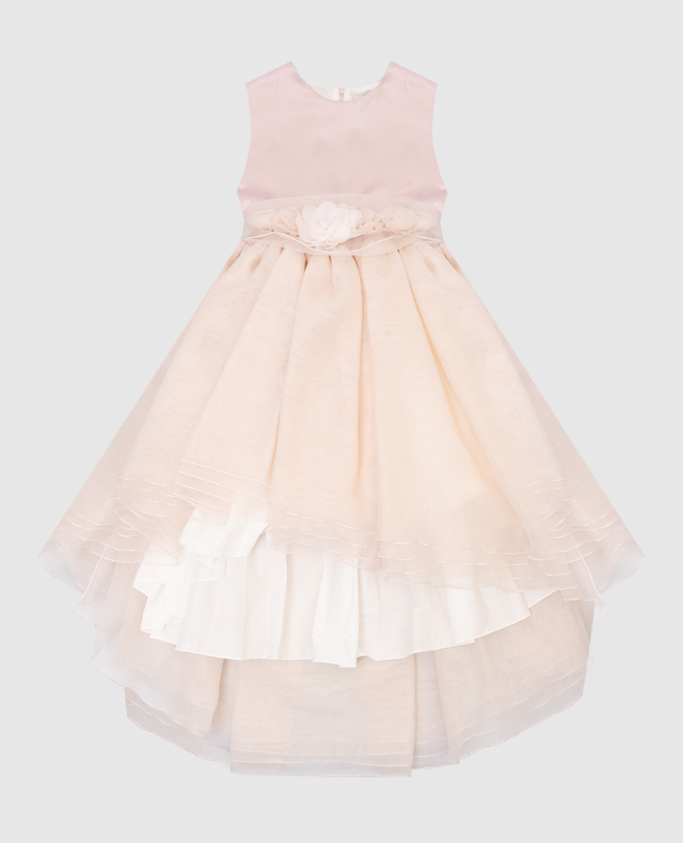 

Children's pink dress with a belt CAF