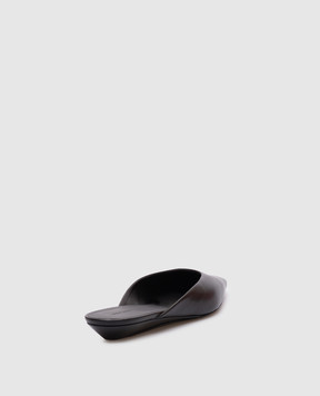 Lou Lou Studio Black leather mules LIZ LIZ