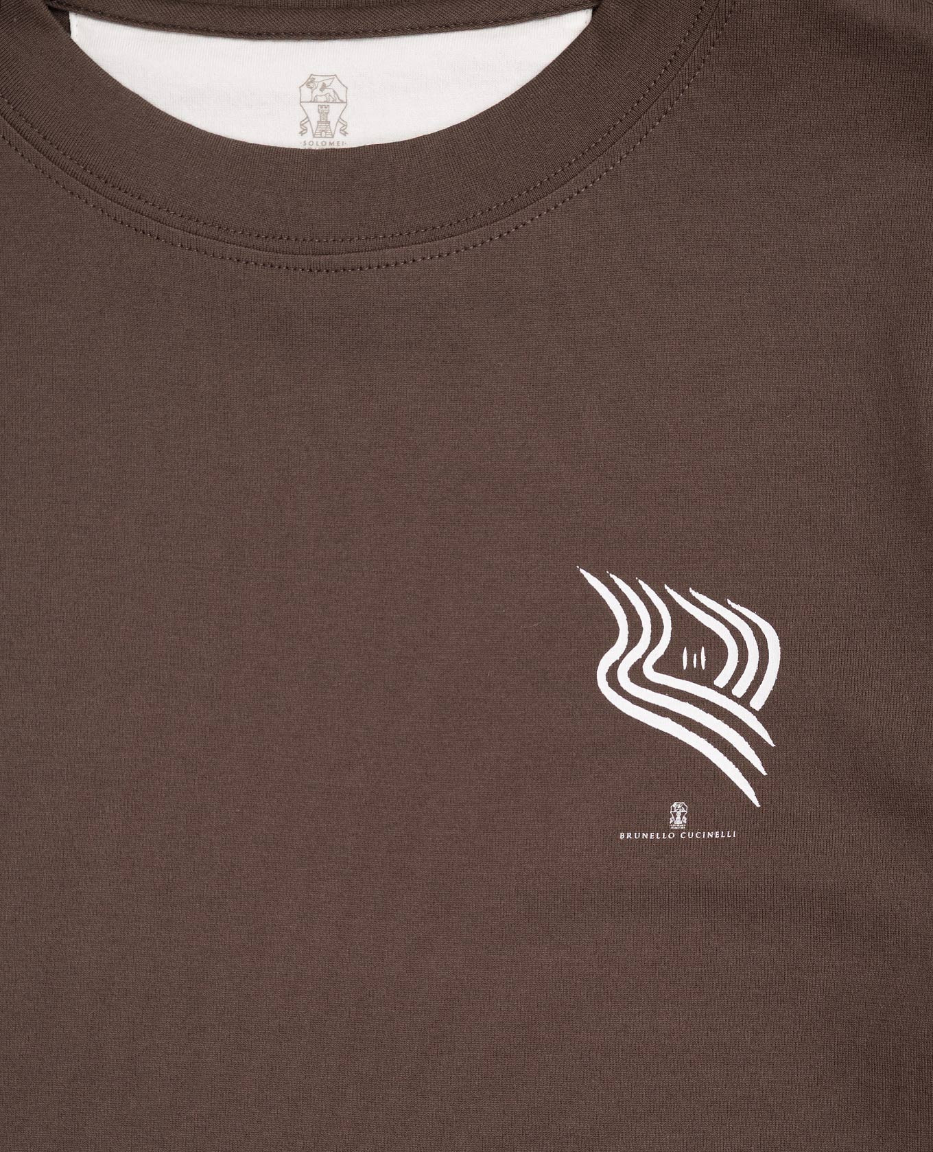 

Children's brown t-shirt Brunello Cucinelli