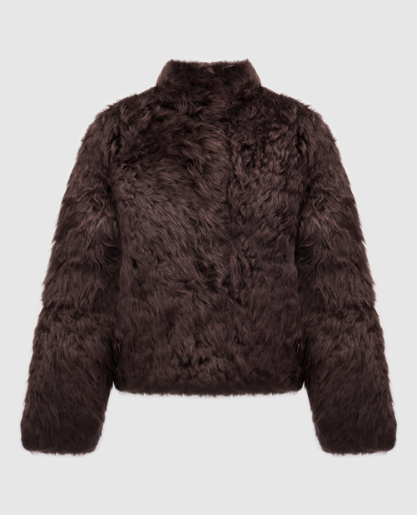 Brown double-sided sheepskin coat PEA R