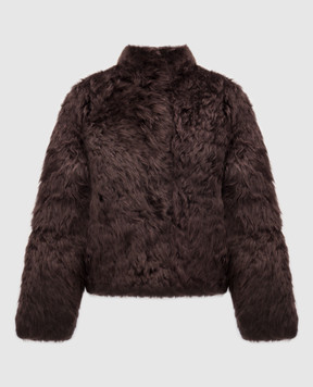 Simonetta Ravizza Brown double-sided sheepskin coat PEA R F05JA371H31
