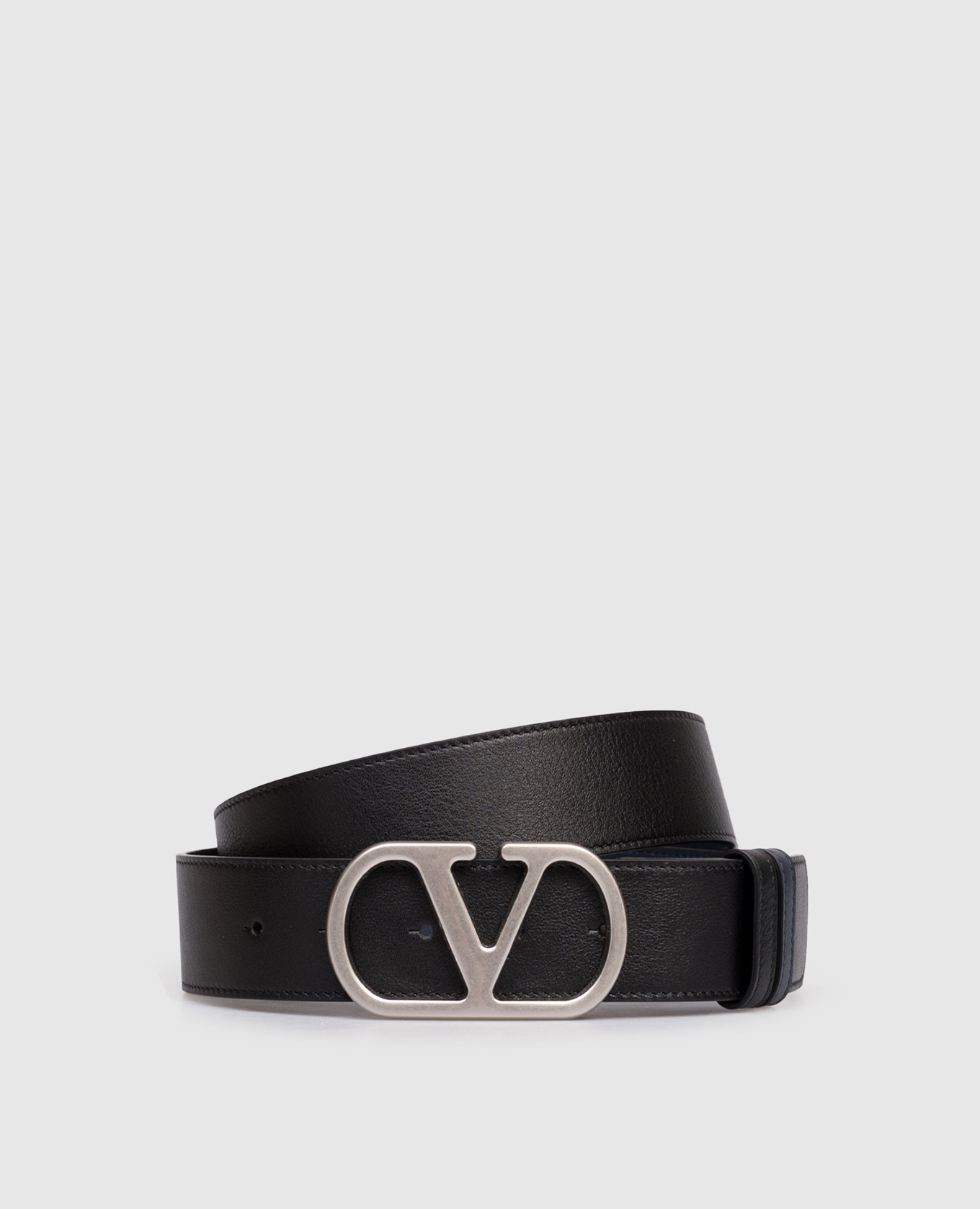 

VLogo Reversible Leather Belt Valentino, White