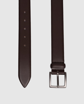 Orciani Brown glossy leather belt U08201MNA