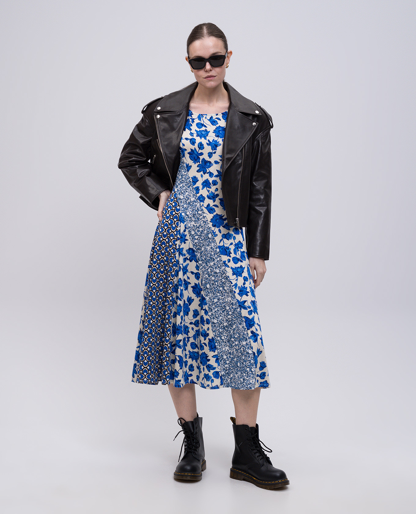 

Blue CUBANO midi dress with print Max Mara Weekend