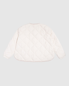 Moncler ENFANT Children's beige down jacket Ursella with logo J29541A0004254A811214