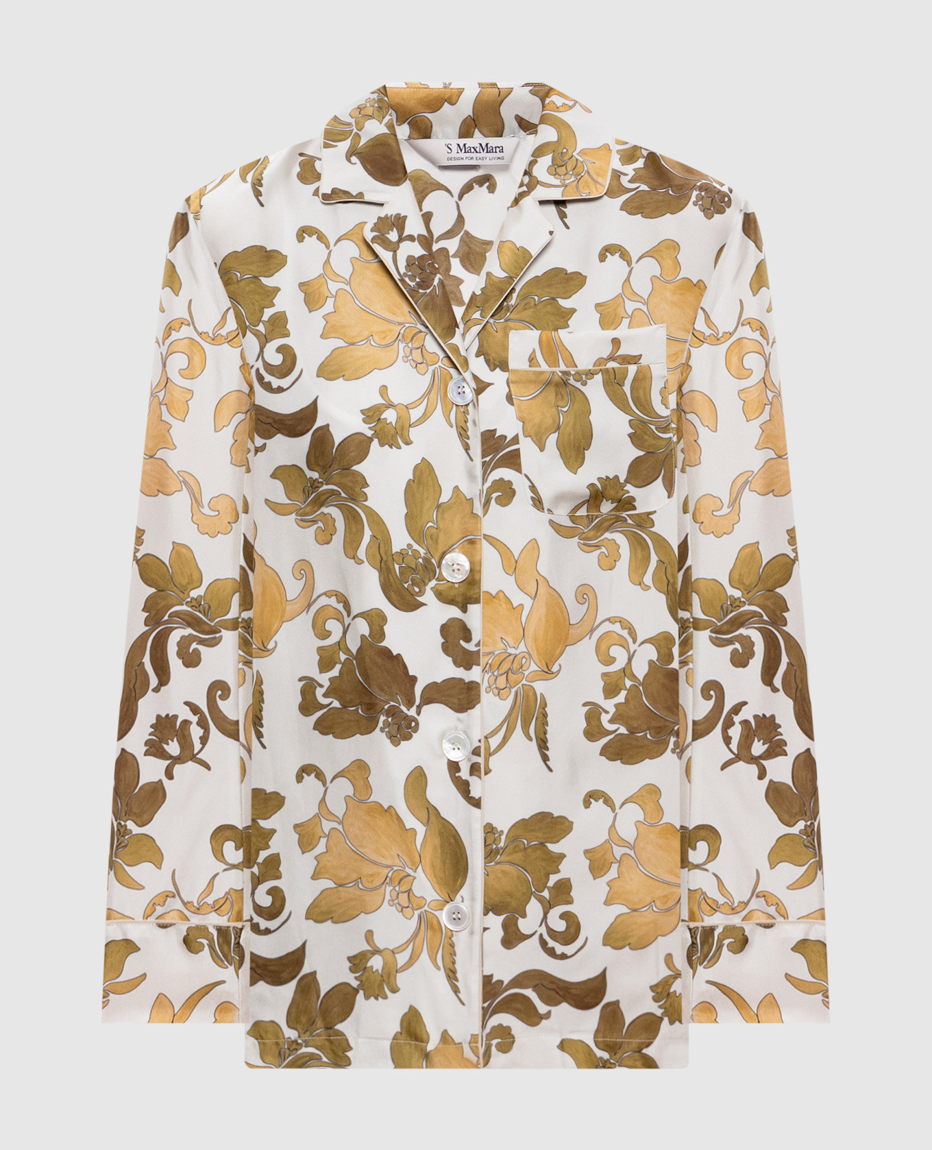 

ALAN silk blouse with floral print Max Mara, White
