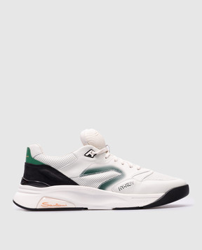 Santoni White leather sneakers HY-RUN MBHR21973BINCFRR