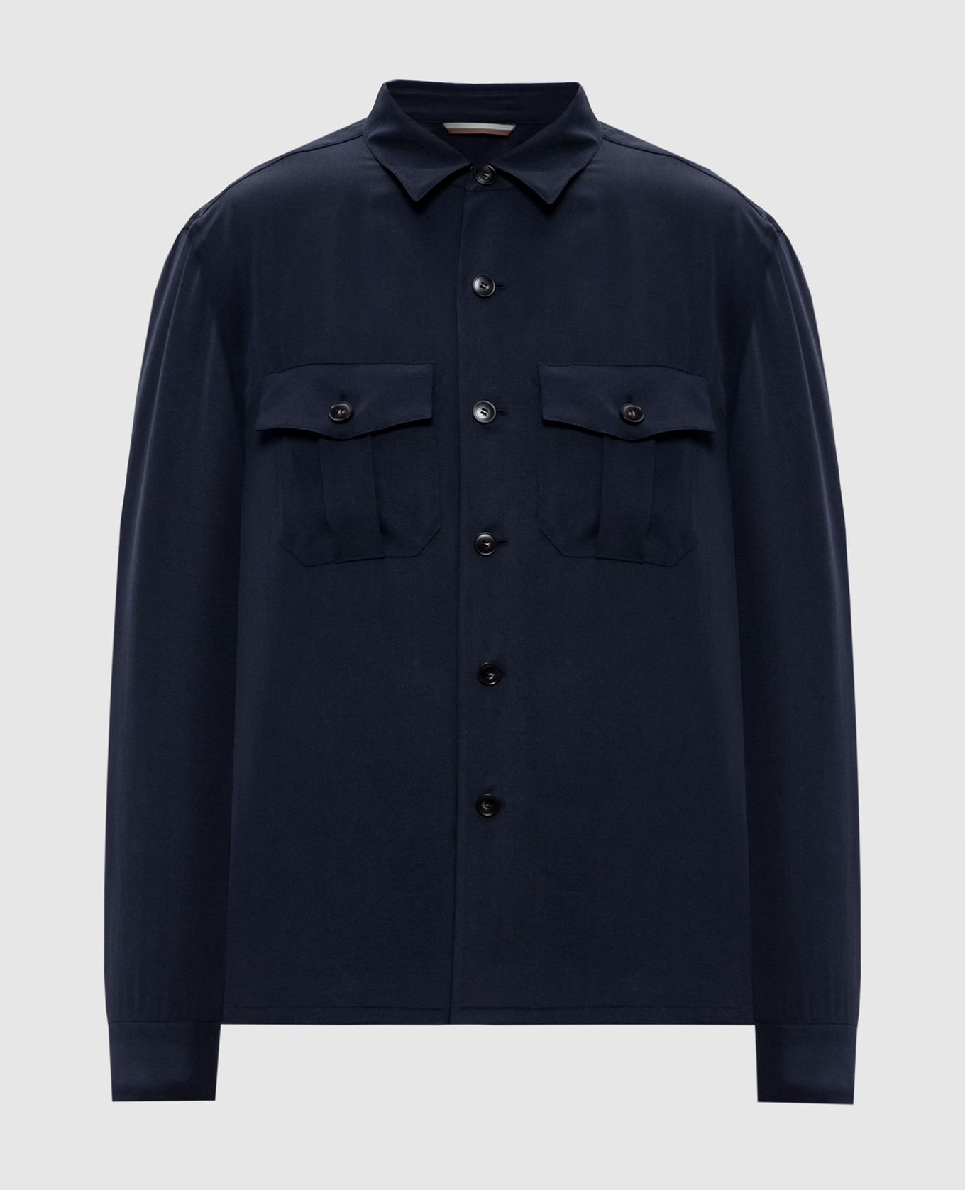 

Blue shirt with pockets Canali