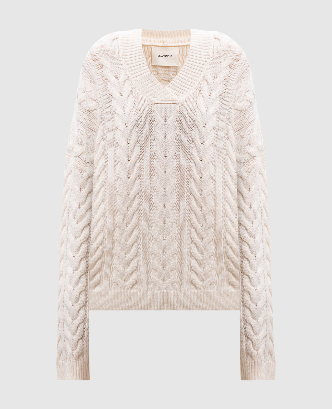 

White Cashmere Connie Hoodie LISA YANG