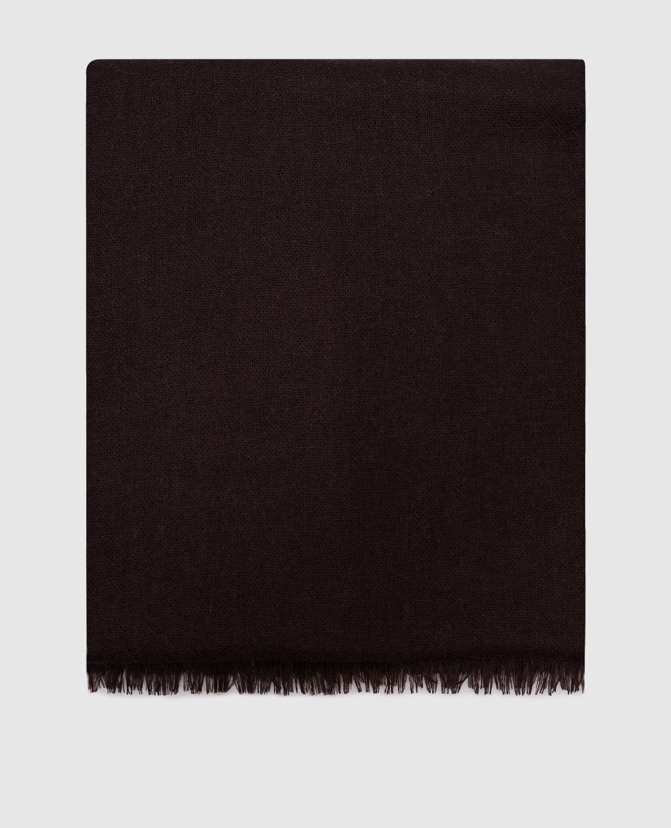 

Brown Lentia cashmere scarf The Row
