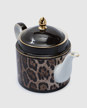 Dolce&Gabbana Porcelain teapot with animal print TC0127TCA39