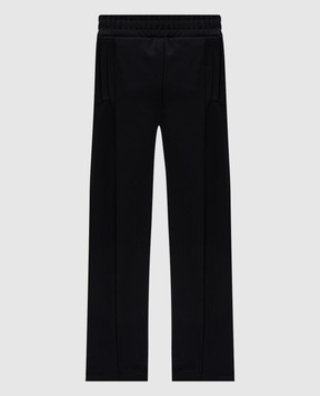 Palm Angels Black sweatpants with logo print PMCJ048C99FAB001
