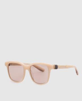 Brunello Cucinelli Beige sunglasses with a monil chain MOCGEMMV06
