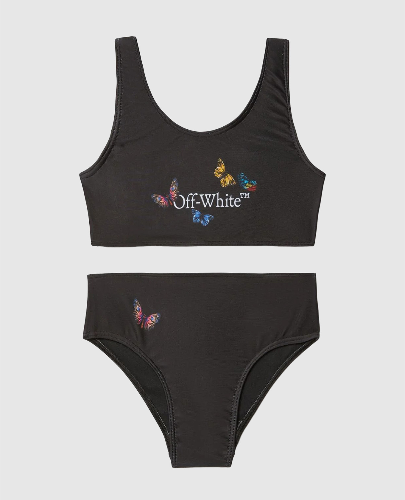 

Children's black swimsuit with logo print Off-White