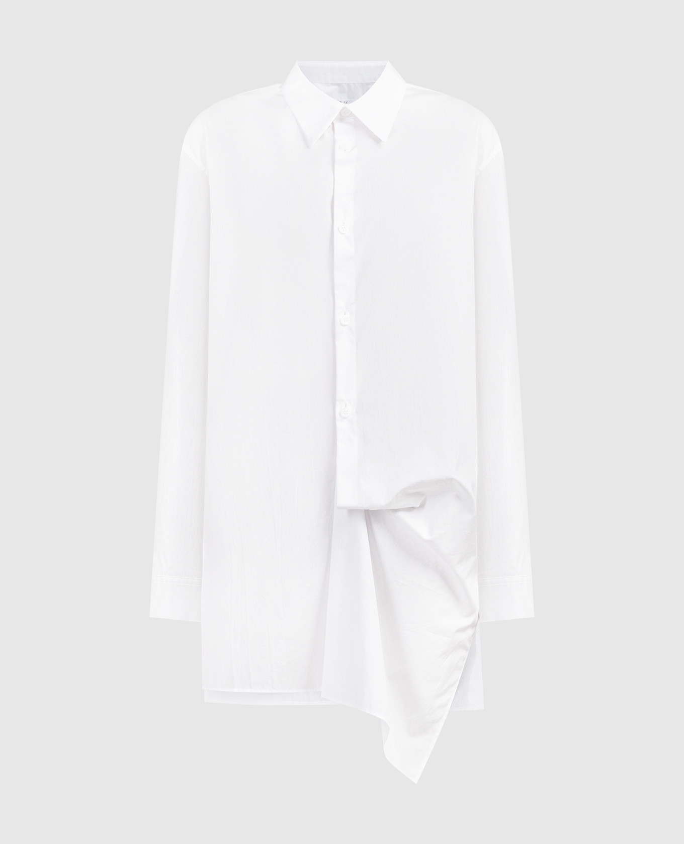 

White elongated blouse of asymmetrical cut Y` Yamamoto, Белый