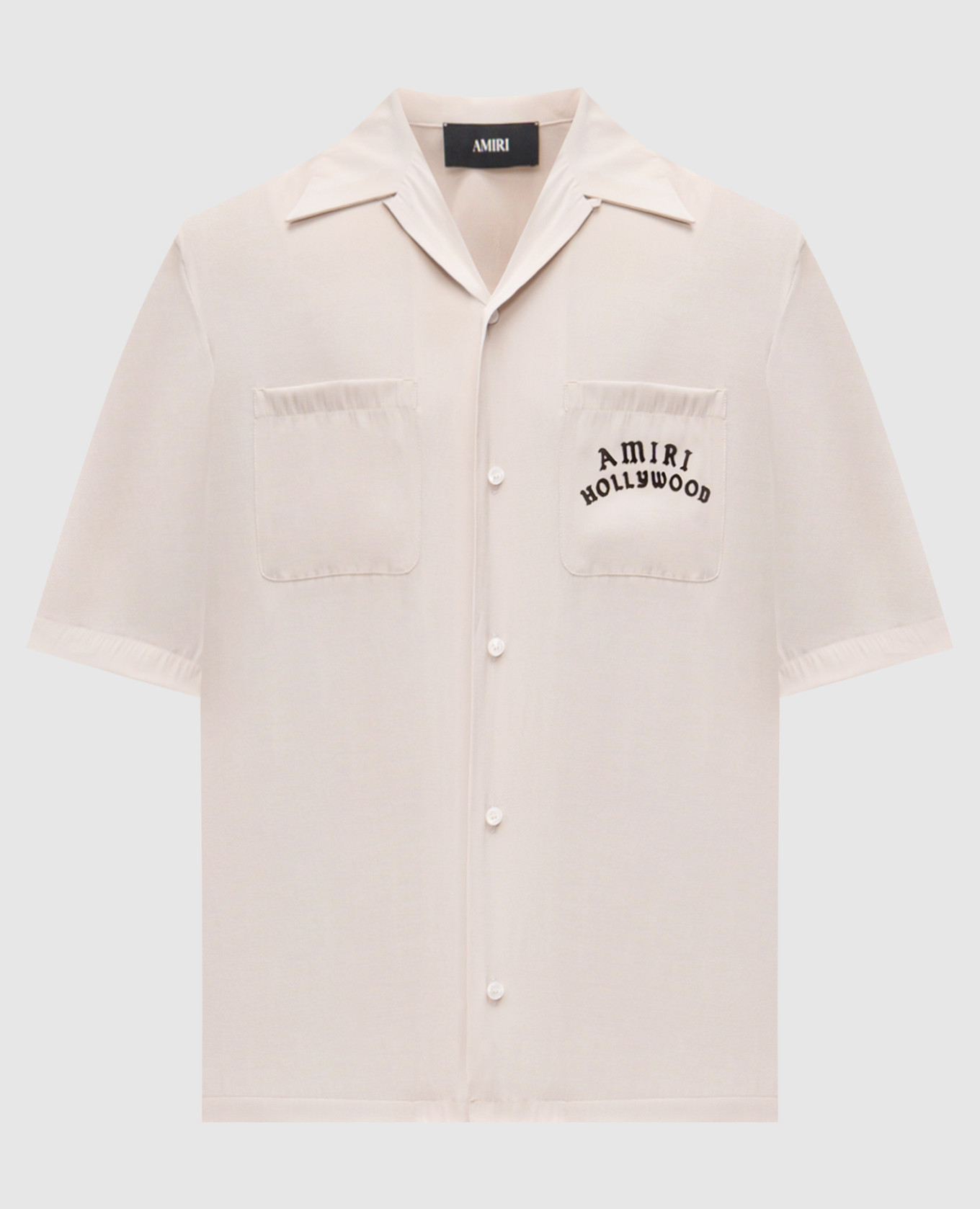 

Beige shirt with logo AMIRI