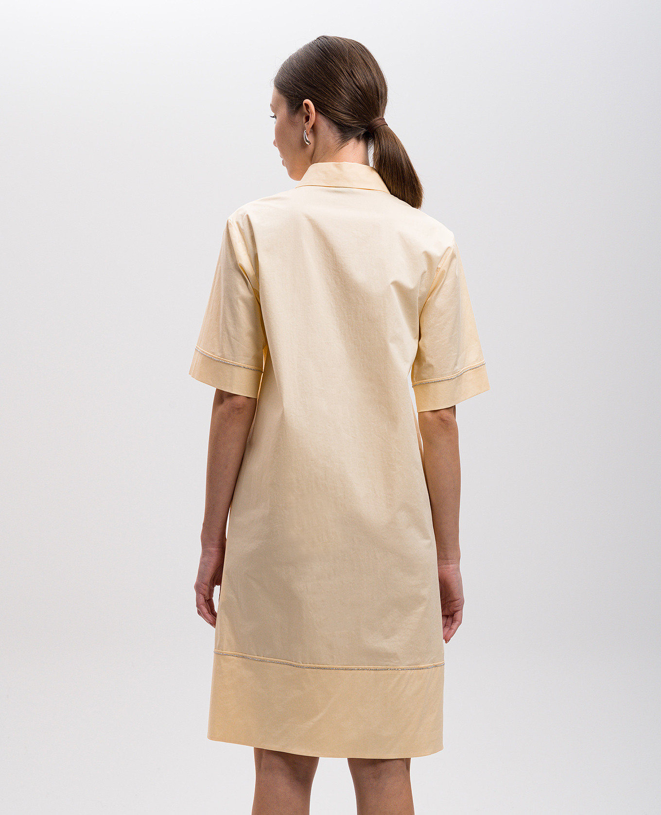 

Yellow shirt dress Peserico