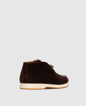 Enrico Mandelli Brown suede deserts 0CLUBS7415