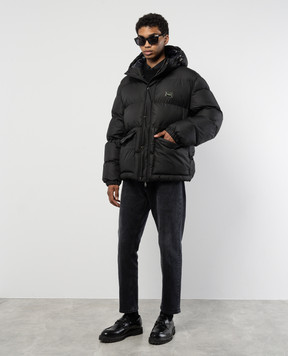 Dolce&Gabbana Black jacket with logo patch G9AOKTGG781
