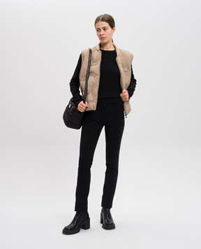 Moncler Black longsleeve with wool J20938D0000489ANQ