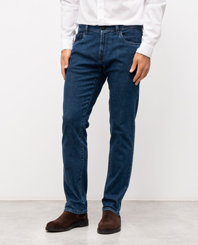 Scissor Scriptor Blue jeans with patch and logo embroidery COSTANTINOT32542132