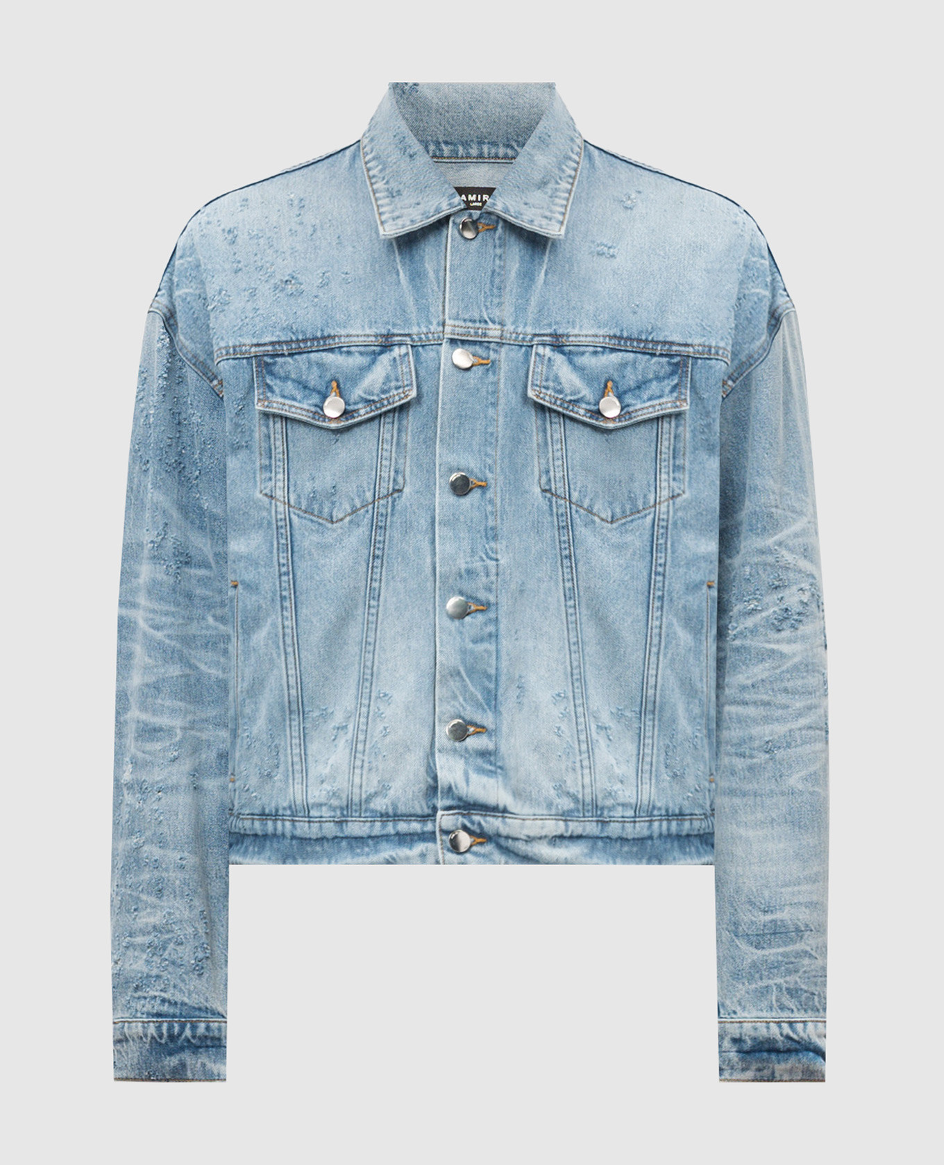 

SHOTGUN blue denim jacket AMIRI, Light blue