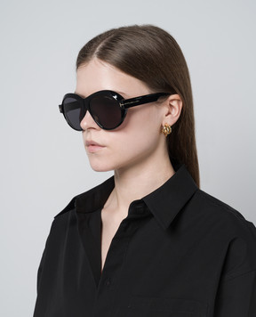 Tom Ford INGER black sunglasses with logo FT1113