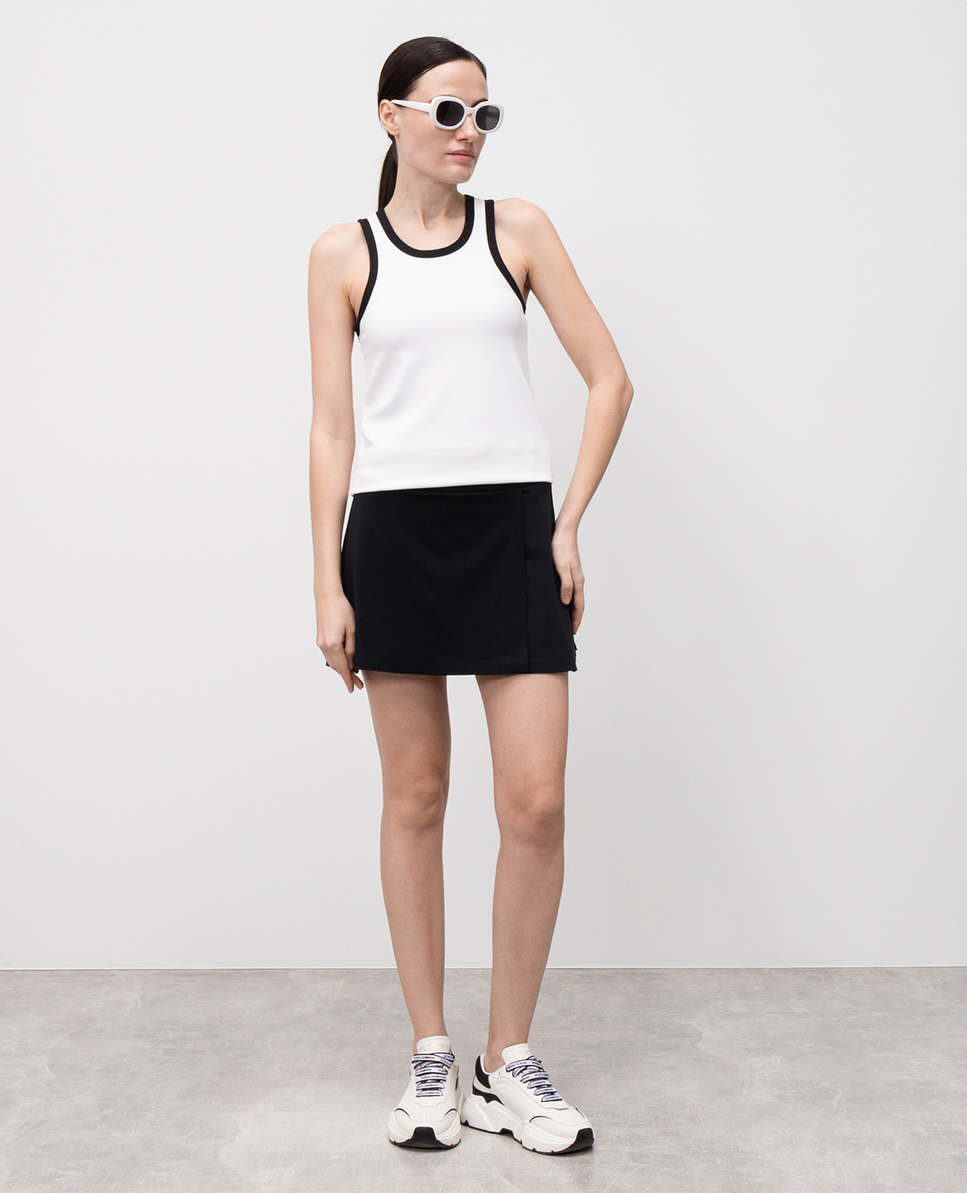 

Blue CASSIA skirt-shorts with logo Goldbergh