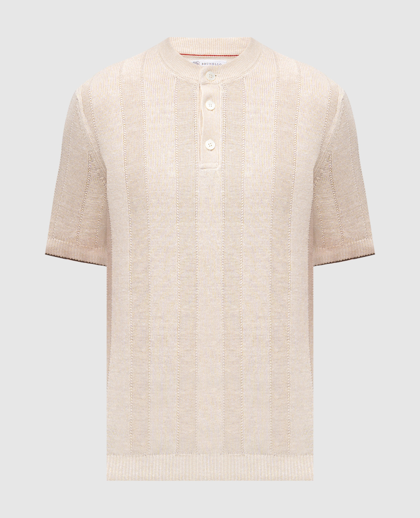 

Beige linen jumper Brunello Cucinelli