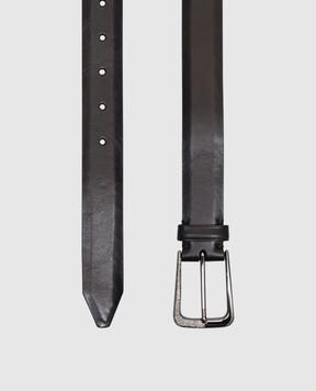 Brunello Cucinelli Vintage black leather belt M0DAYC33GP