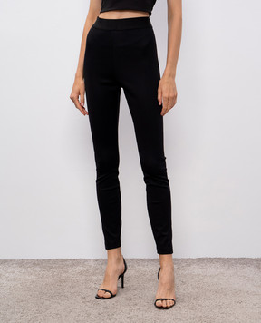Dolce&Gabbana Black leggings with logo FTB5TTFUGRC