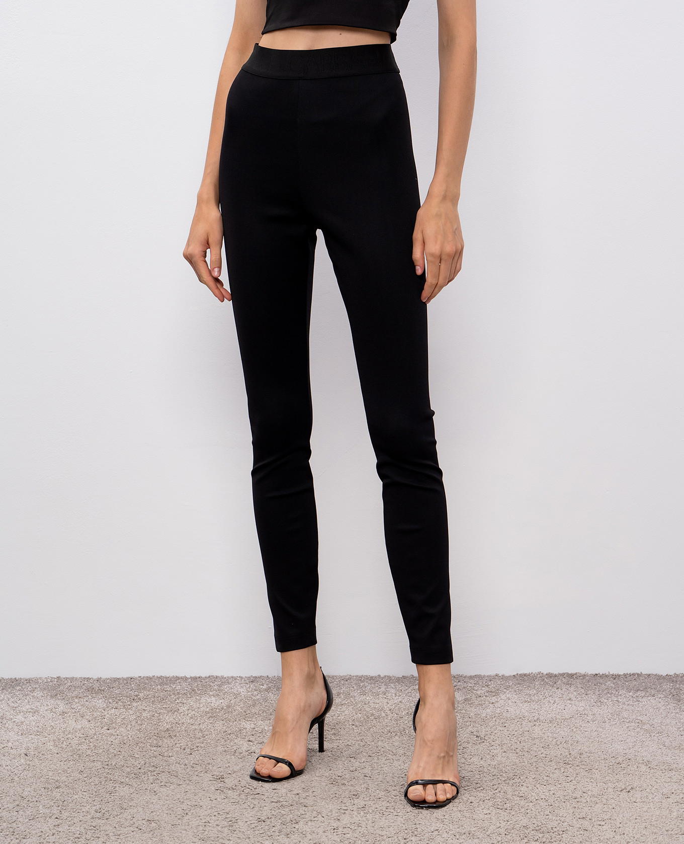 Black leggings with logo Dolce&Gabbana 3