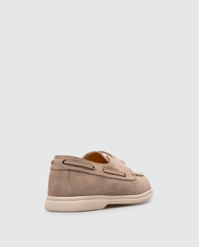 Doucal's Coco khaki suede topsiders DD8786ARTNUF229