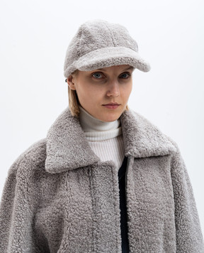 Simonetta Ravizza Gray shirling cap F04HT15H1