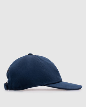 CAPOBIANCO Blue cap with logo 16MC3TS00