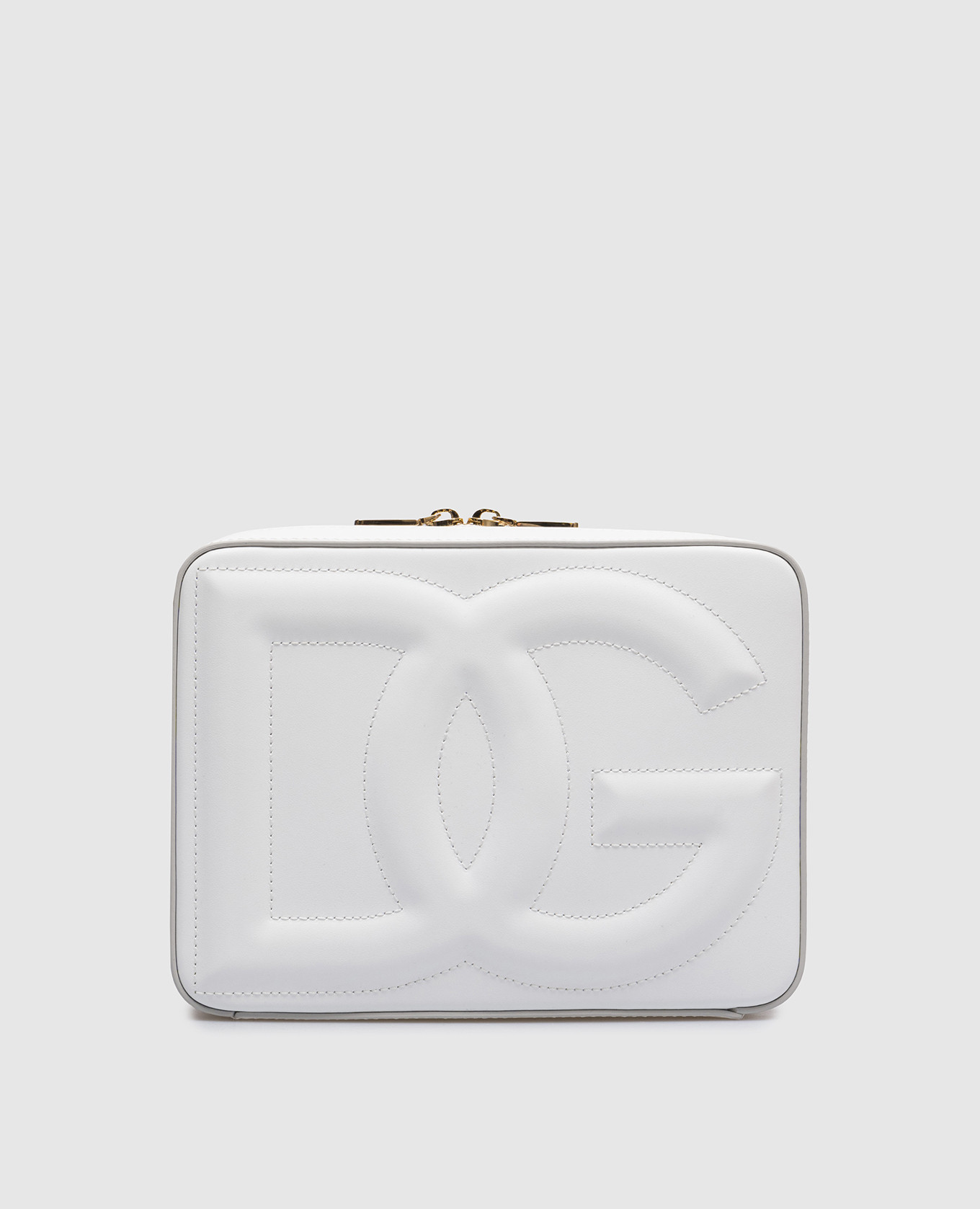 

DG LOGO white leather crossbody bag Dolce&Gabbana
