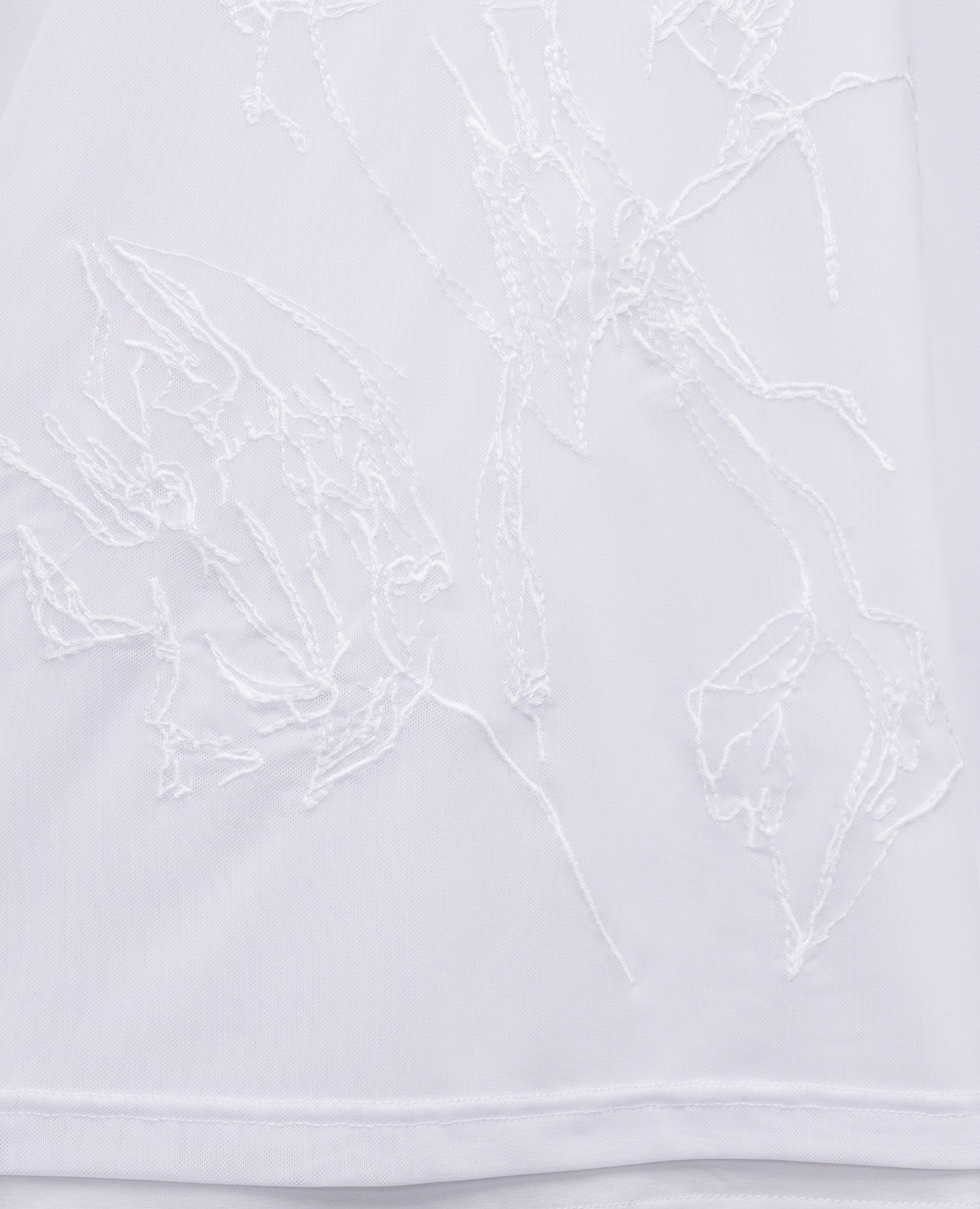 White longsleeve Deceptae with embroidery Heliot Emil 5