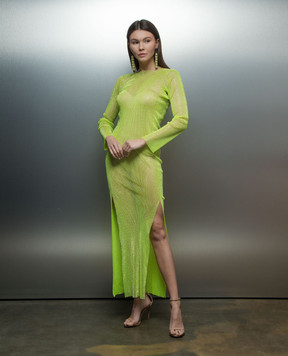 Santa Brands Green maxi dress with crystals MAXIDRESS