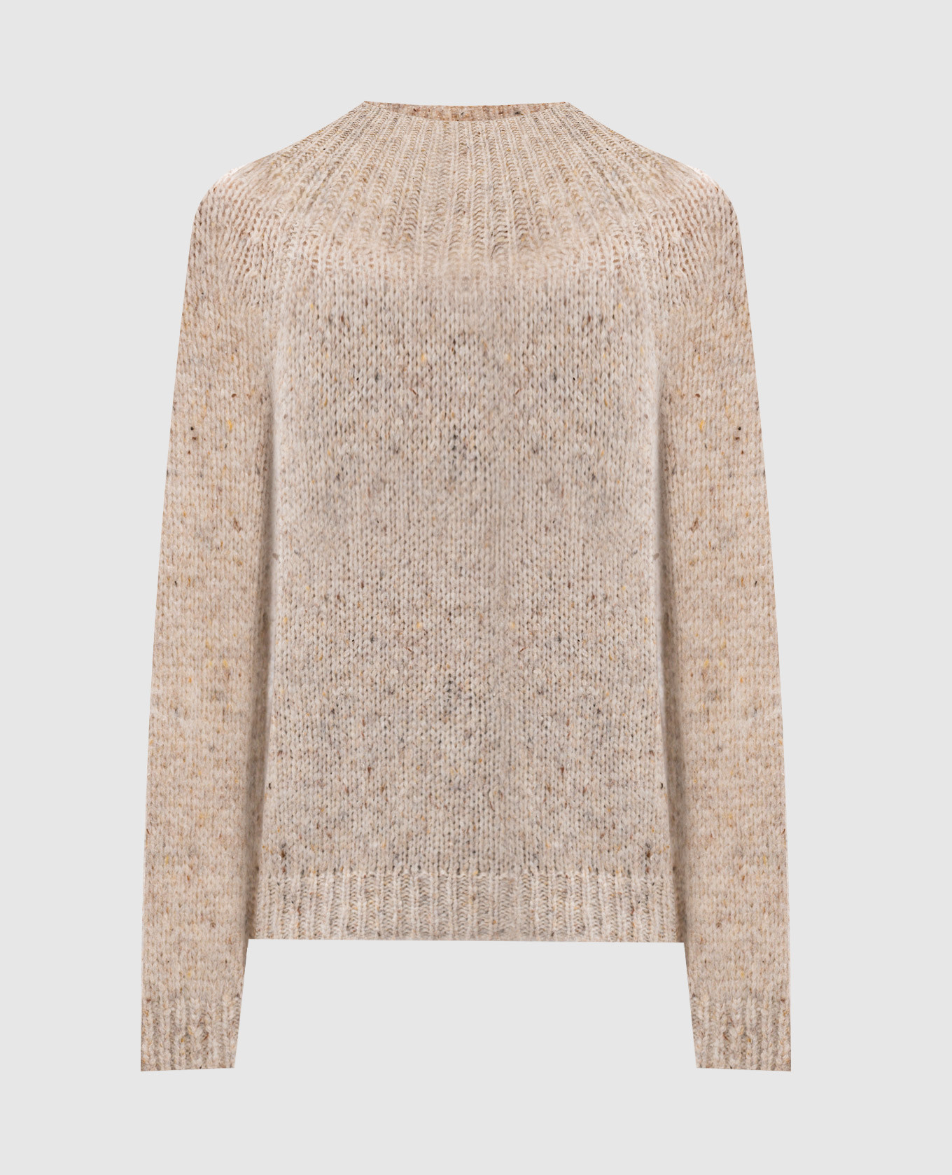 

Beige BERTA sweater with alpaca wool Max & Co, Бежевый