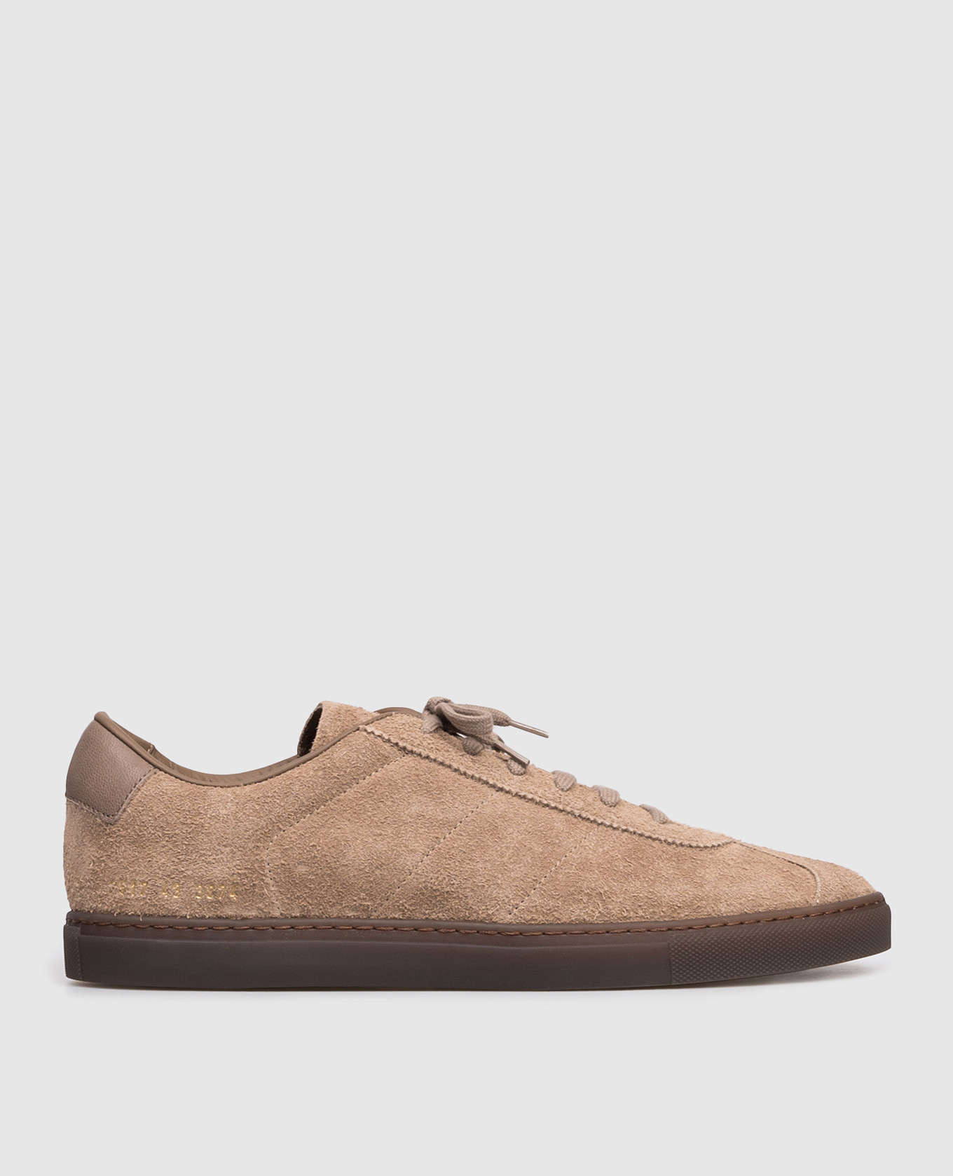 Brown suede Field sneakers Common Project
