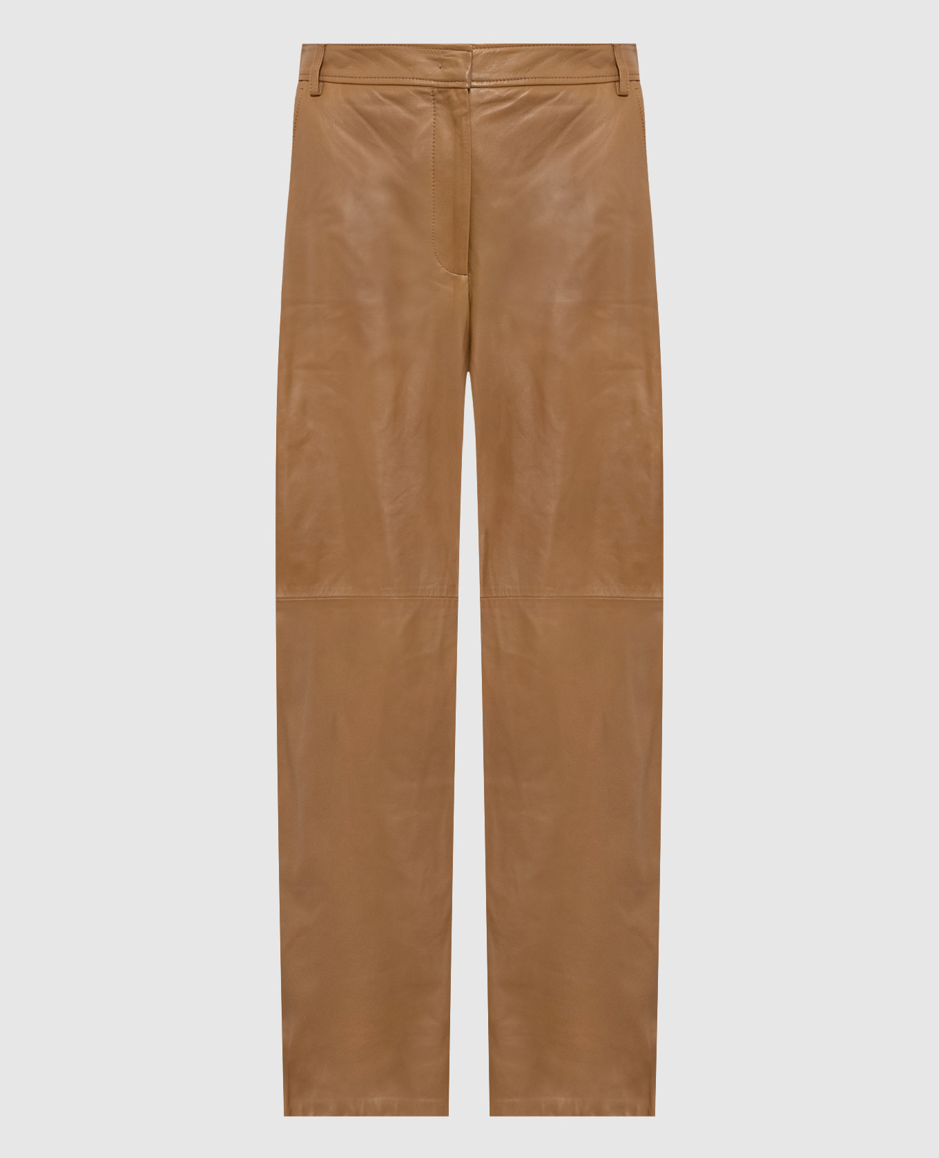 

RIMMEL brown leather pants Max Mara