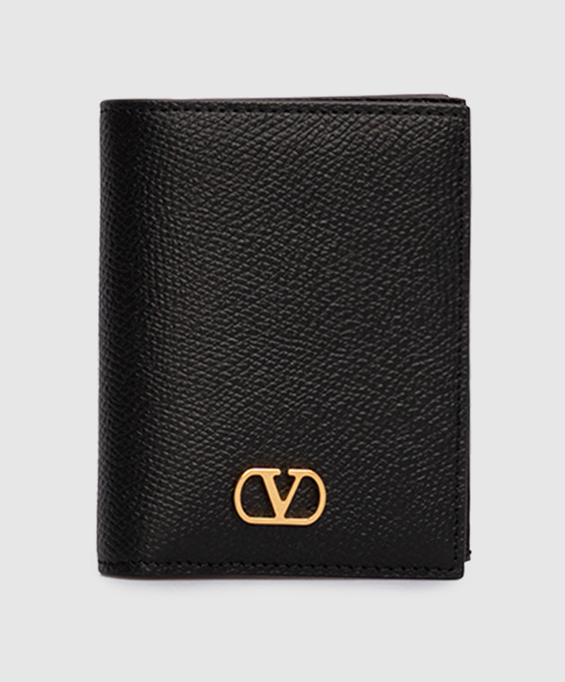 財布・小物その他 VALENTINO WALLET (7W2P0AJ5SNP 0NO) Valentino - Black leather wallet Vlogo 7W2P0AJ5SNP - shop