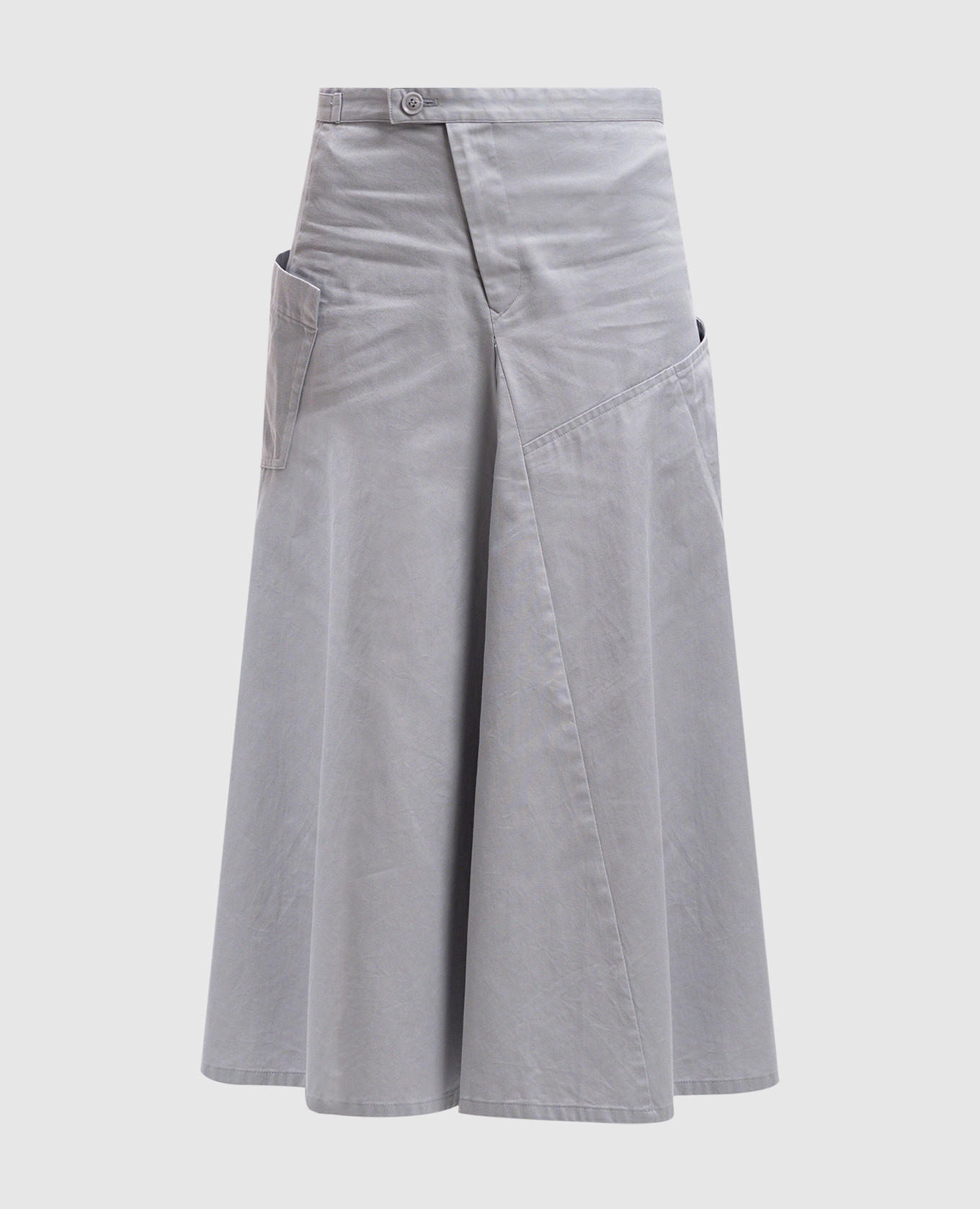 

Gray midi skirt Y`S Yamamoto, Grey
