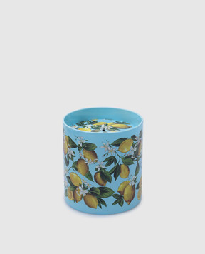 Dolce&Gabbana Scented candle with lemon scent in a glass candle holder TCC159TCAG3