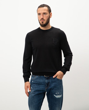 Dolce&Gabbana Black cashmere jumper GXX02ZJAWXR