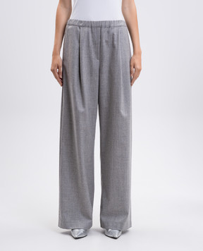 Simonetta Ravizza Massi grey wool and cashmere trousers F05PS71T104