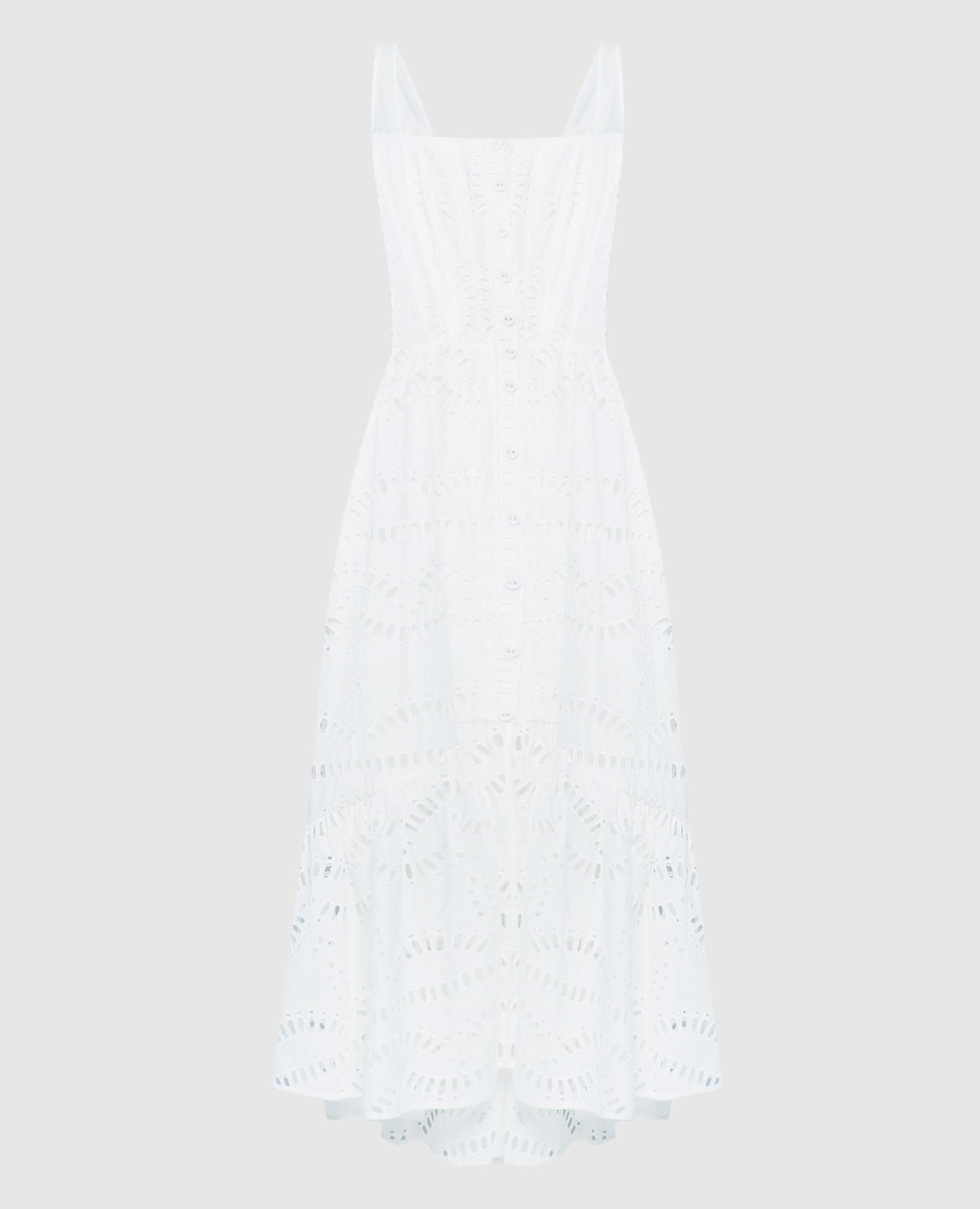 

Nyssi white shirt dress with broderie embroidery Charo Ruiz