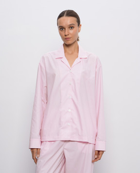 Dore & Rose Pink striped pajama shirt LONGSLEEVESTRIPEDPJTOP